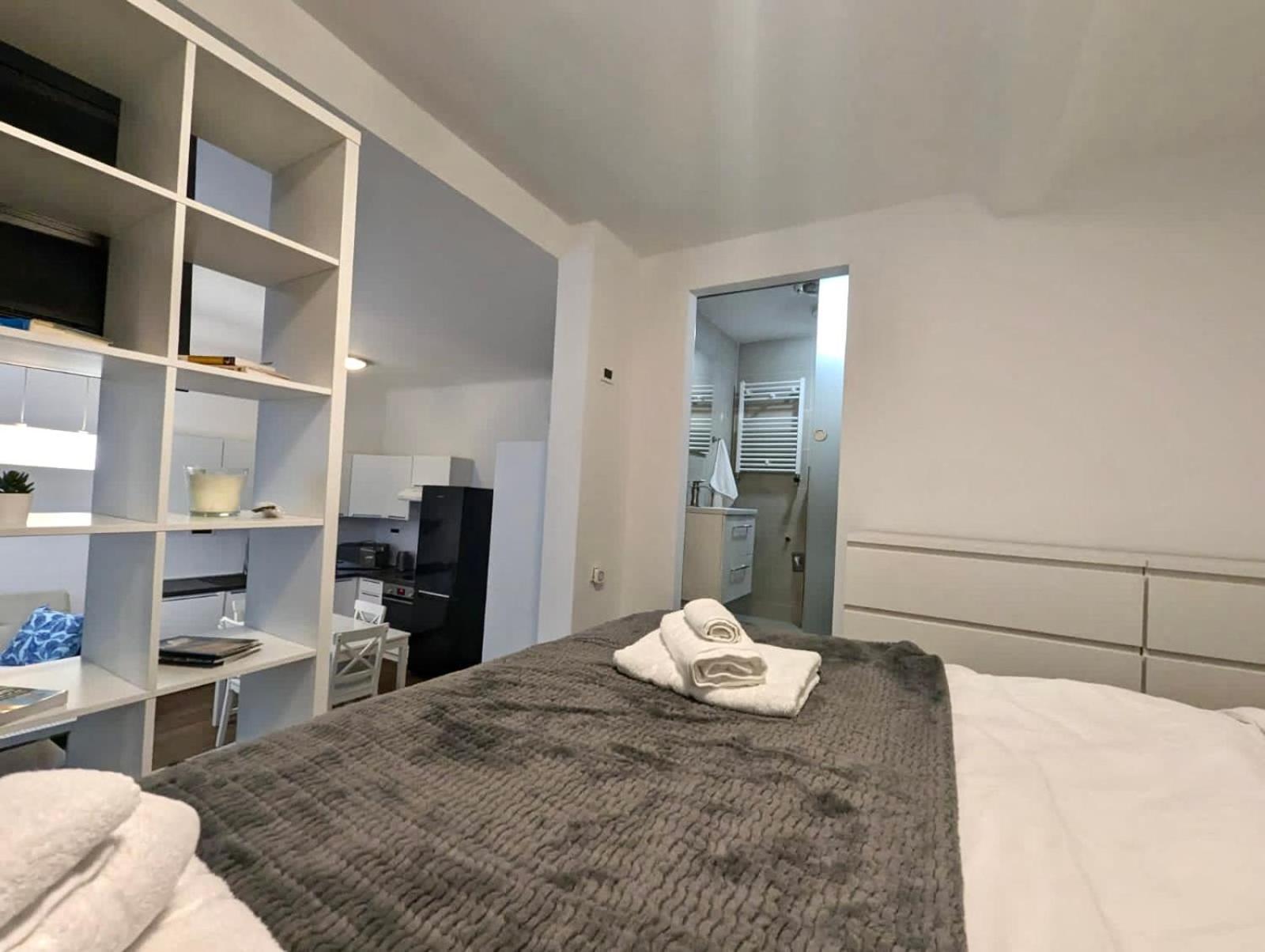 Fantabulous Downtown Abode W King Bed, 65" Tv, Washer And Tumble Dryer Загреб Экстерьер фото